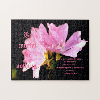 Quebra-cabeça Philippians do Buquê Mallow 4:6