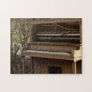 Quebra-cabeça Piano antigo no deserto