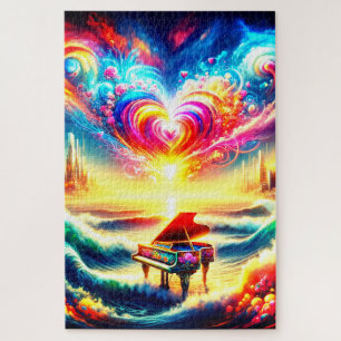 Quebra-cabeça Piano Art