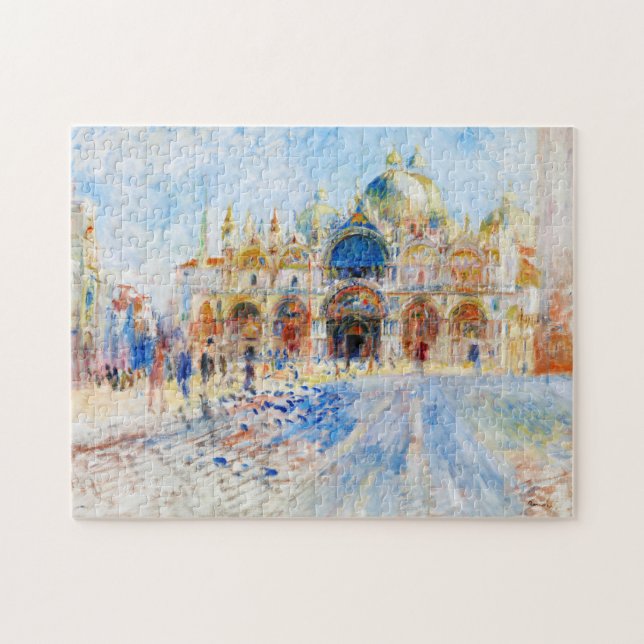 Quebra-cabeça Piazza San Marco, Renoir (Horizontal)