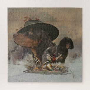 Quebra-cabeça Picardy Spaniel, Estação de Caça