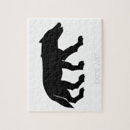 Quebra-cabeça Picked Wolf Cutout