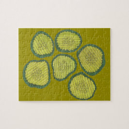 Quebra-cabeça Picles Chips Doce Comida Kosher Dill