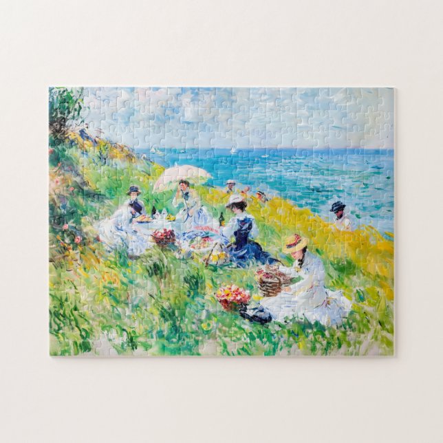 Quebra-cabeça Picnic by the Sea - Impressionista Trabalho de art (Horizontal)