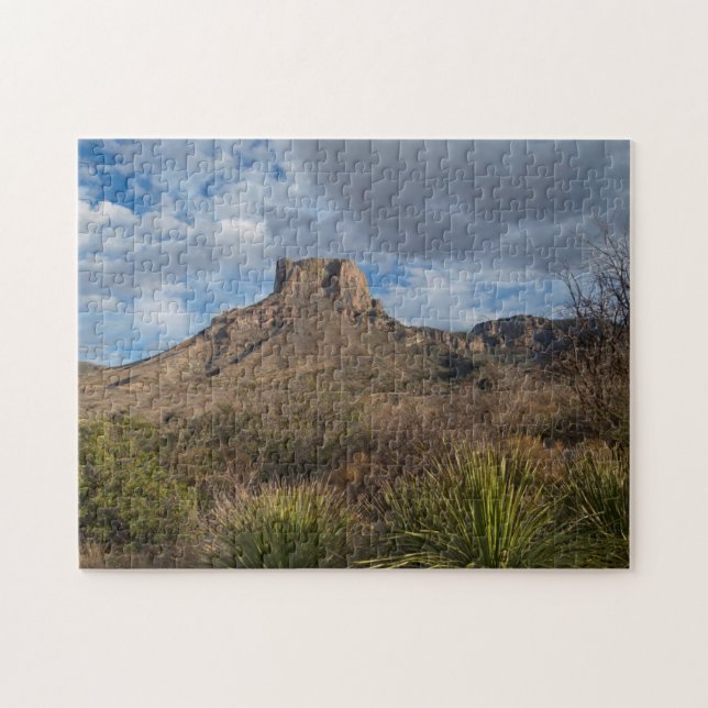 Quebra-cabeça Pico Casa Grande, Chisos Basin, Big Bend (Horizontal)