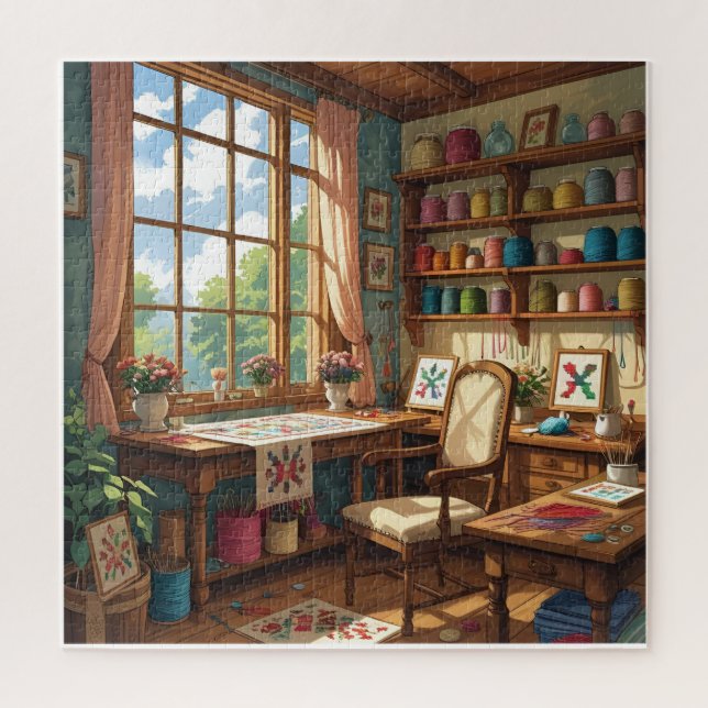 Quebra-cabeça Piece by Piece-Stitch by Stitch Puzzle for Crafter (Vertical)