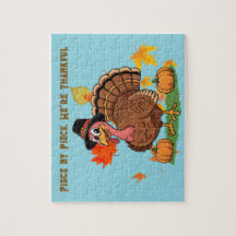 Piece by Piece, We're Thankful Thanksgiving Puzzle