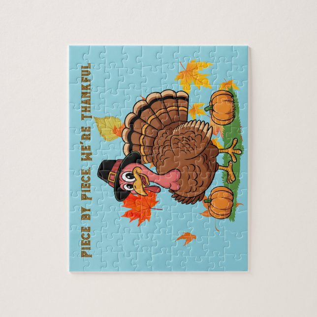 Quebra-cabeça Piece by Piece, We're Thankful Thanksgiving Puzzle (Vertical)