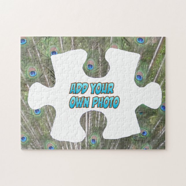 Quebra-cabeça Piece Quebra-cabeça: Penas de Peacoc (Horizontal)