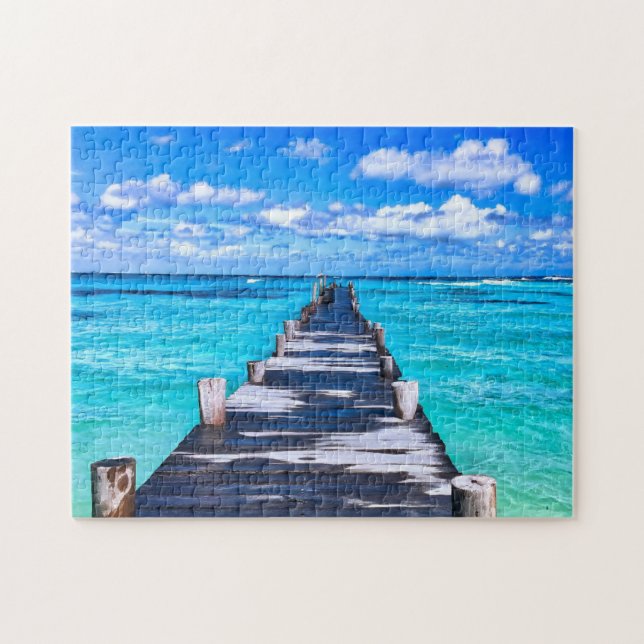 QUEBRA-CABEÇA PIER PARADISE TROPICAL PIER JIGSAW (Horizontal)