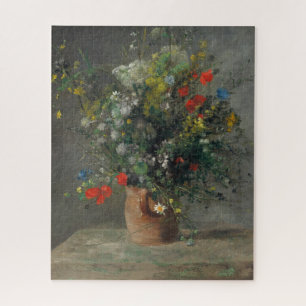 Quebra-cabeça Pierre-Auguste Renoir - Flores num Vase 1866