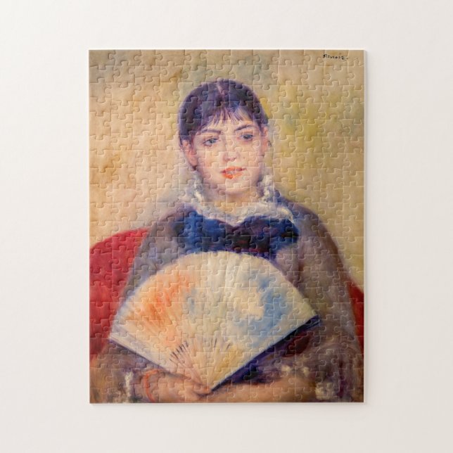 Quebra-cabeça Pierre-Auguste Renoir - Garota com ventilador (Vertical)