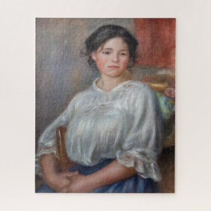 Quebra-cabeça Pierre-Auguste Renoir - Jovem Mulher Sentada