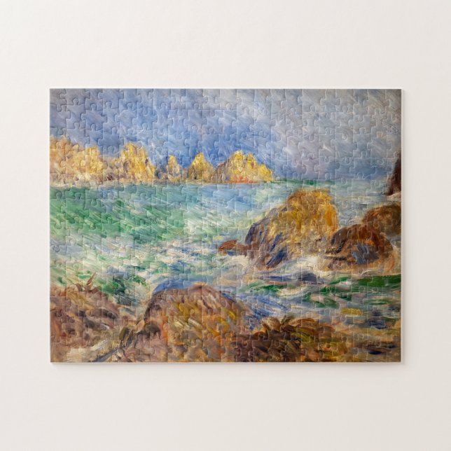Quebra-cabeça Pierre-Auguste Renoir - Marine, Guernesey (Horizontal)