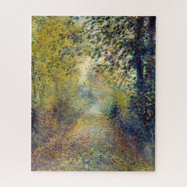 Quebra-cabeça Pierre-Auguste Renoir - Na Floresta (Vertical)