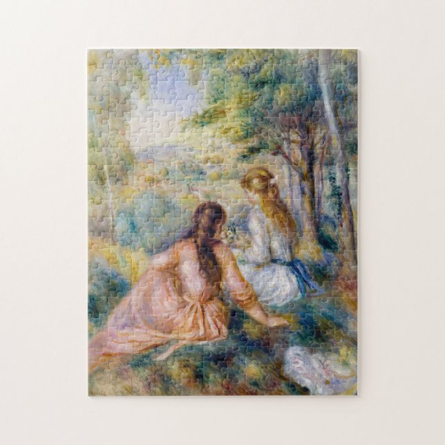 Quebra-cabeça Pierre-Auguste Renoir - No Prado (Vertical)