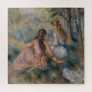 Quebra-cabeça Pierre Auguste Renoir no prado