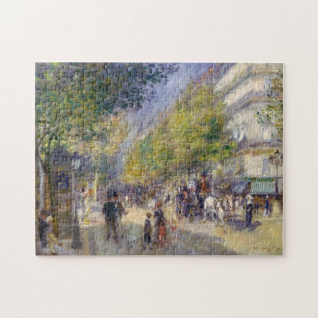 Quebra-cabeça Pierre-Auguste Renoir - Paris, Grands Boulevards (Horizontal)
