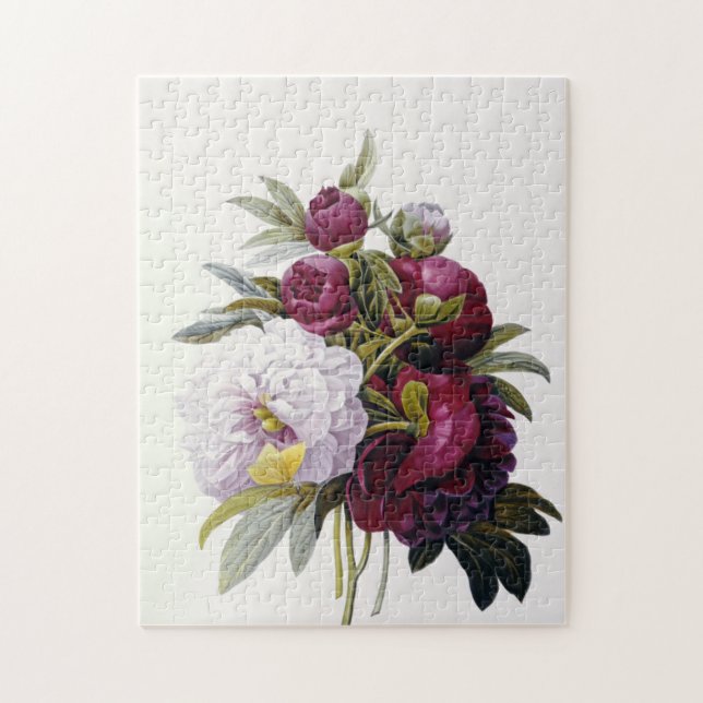 Quebra-cabeça Pierre Joseph Redoute - Peonies (Vertical)