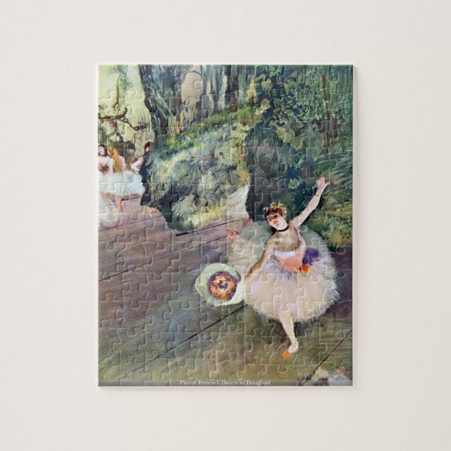 Quebra-cabeça Pierre Renoir - dança no puzle de Bougival (Vertical)