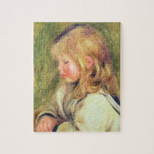 Quebra-cabeça Pierre uma criança de Renoir em uma leitura