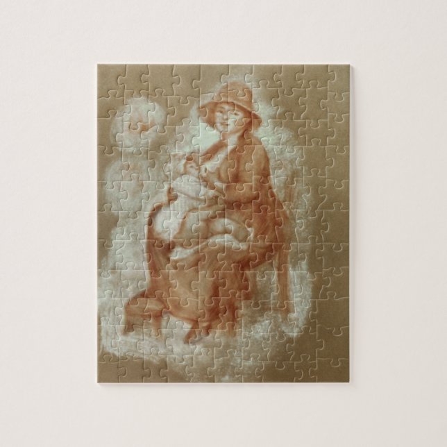 Quebra-cabeça Pierre uma maternidade de Renoir | (Vertical)