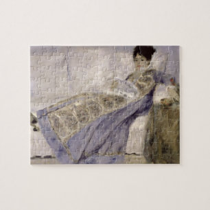Quebra-cabeça Pierre uma senhora Monet de Renoir em um sofá