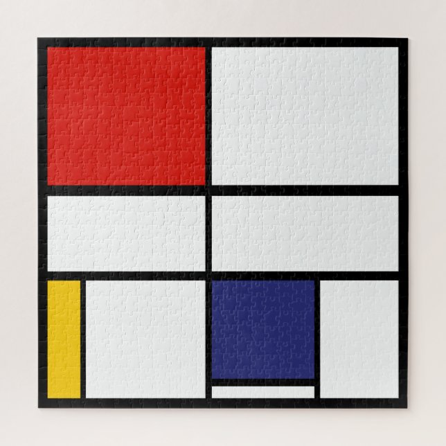 Quebra-cabeça Piet Mondrian, Grande Composição C (Vertical)