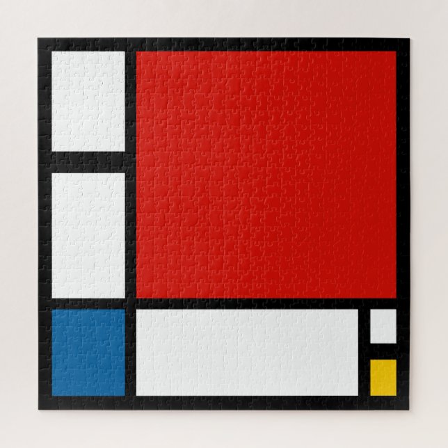 Quebra-cabeça Piet Mondrian, Grande Composição ii (Vertical)