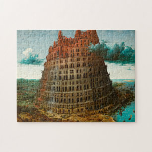 Quebra-cabeça PIETER BRUEGEL - A torre de Babel pequena 1563