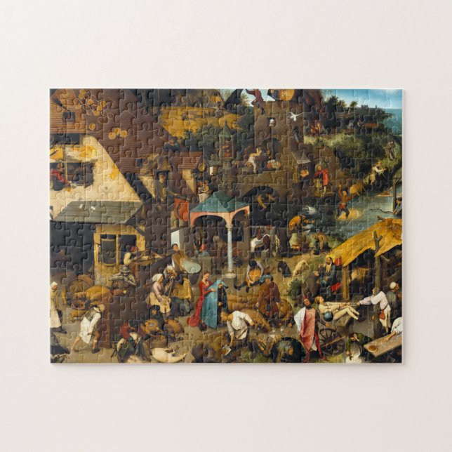 Quebra-cabeça Pieter Bruegel Familiar Artes Visuais Países Baixo (Horizontal)