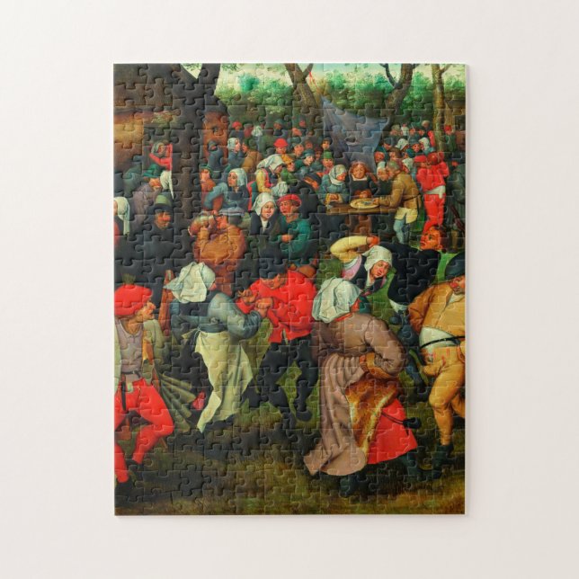 Quebra-cabeça Pieter Bruegel, O Velho, A Dança De Casamento (Vertical)