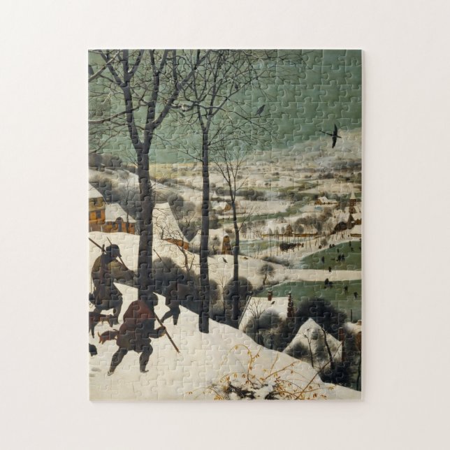Quebra-cabeça Pieter Bruegel, O Velho - Caçadores Na Neve (Vertical)