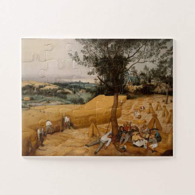Quebra-cabeça Pieter Bruegel, o Velho, Os Ceifeiros, 1565 (Horizontal)