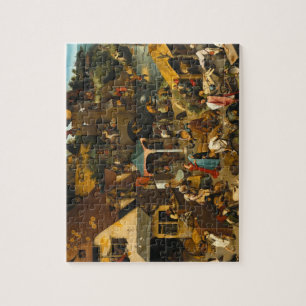 Quebra-cabeça Pieter Bruegel, o Velho - Os Provérbios Holandeses