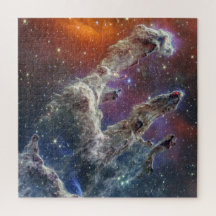 Pilares da criação Imagem composta NIRCam & MIRI