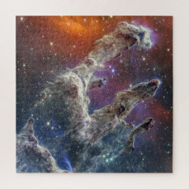 Quebra-cabeça Pilares da criação Imagem composta NIRCam & MIRI