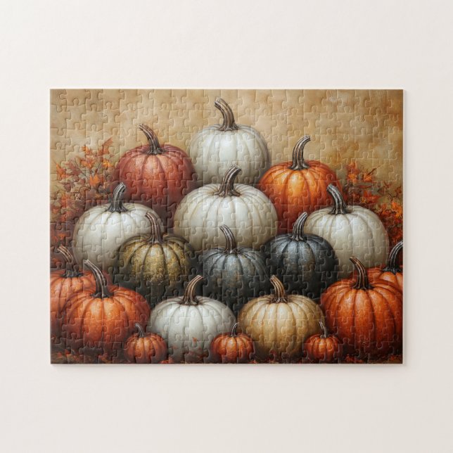 Quebra-cabeça Pilha de Pumpkins (Horizontal)