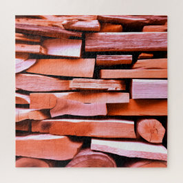 Quebra-cabeça Pilha de registros cortados