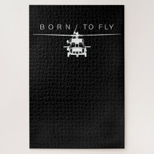 Quebra-cabeça Piloto Helicóptero da Aviação Militar Blackhawk - 