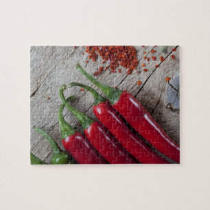 Quebra-cabeça Pimenta de pimentão vermelho