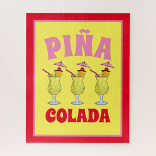 Quebra-cabeça Pina Piña Colada Puerto Rican Pineapple Cocktail