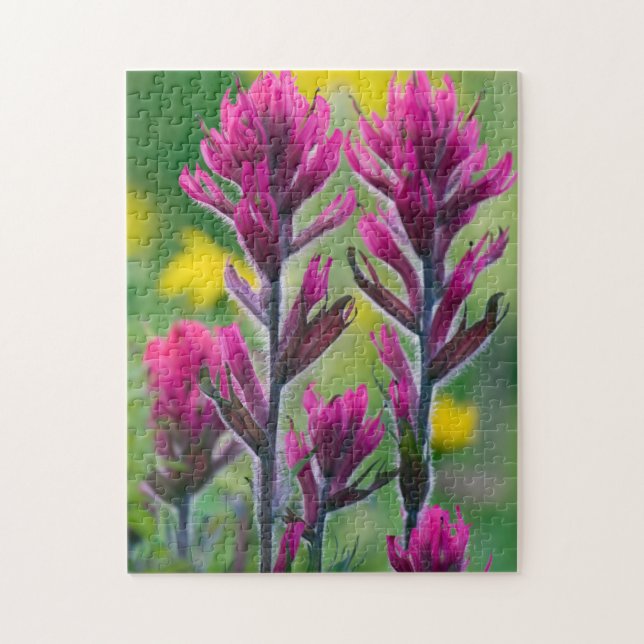 Quebra-cabeça Pincel de Pintura Lavanda (Vertical)