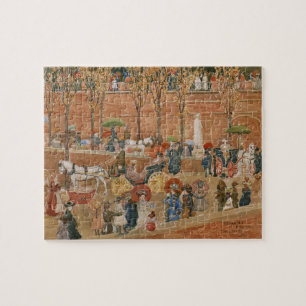 Quebra-cabeça Pincian Hill, Roma por Maurice Prendergast
