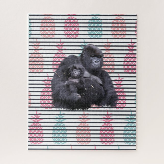 Quebra-cabeça Pineapple Gorilla Baby Gorilla (Vertical)