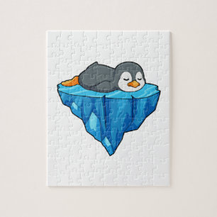 Quebra-cabeça Pinguim no gelo
