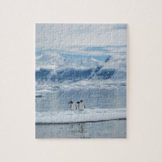 Quebra-cabeça Pinguins em um iceberg