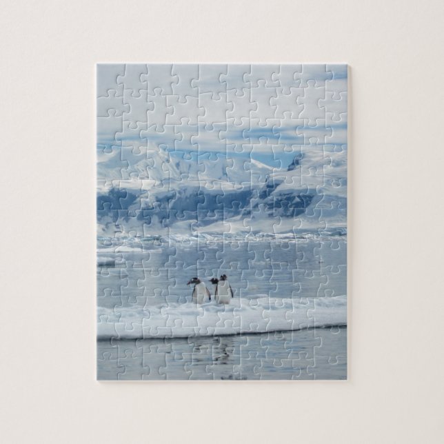 Quebra-cabeça Pinguins em um iceberg (Vertical)