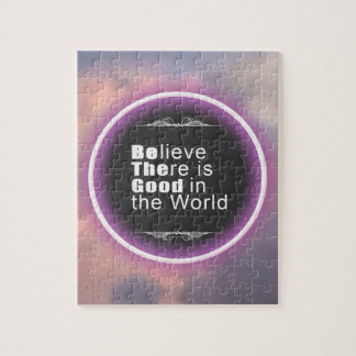 Quebra-cabeça Pink Clouds Quote