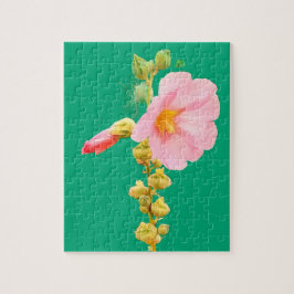 Quebra-cabeça Pink flower